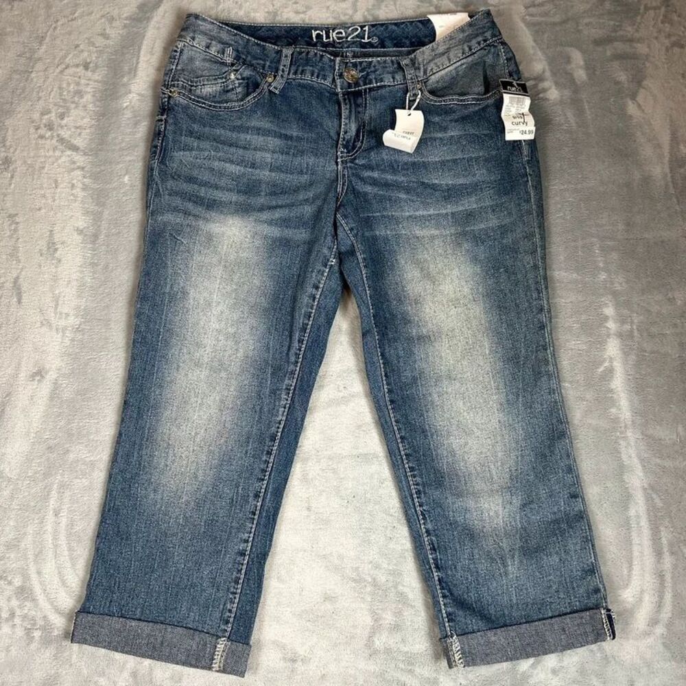 Y2K cropped jeans